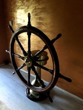 <span class=sold>** SOLD **</span>John lynn co.ltd. Sunderland ship wheel avaible on store