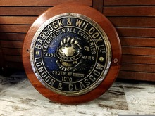 <span class=sold>** SOLD **</span>Babcock and Wilcox 1910 steam engine builders plate