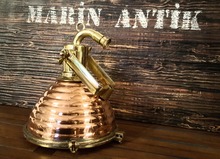 <span class=sold>** SOLD **</span>Copper and Brass combination Cargo Light