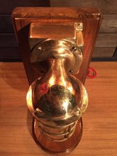 <span class=sold>** SOLD **</span>Oceanic Bronze Ship Light Design Lamp