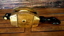 Wood and Brass Pulley Block