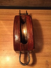 <span class=sold>** SOLD **</span>One Rope Pulley Block