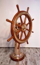 <span class=sold>** SOLD **</span>Vintage Ship’s Steering Station
