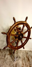 Brass ship wheel