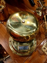 <span class=sold>** SOLD **</span>Brass Alarm Bell