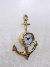 Brass Anchor Clock
