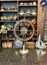 Ships Wheel & Stanchion, Donkin & Co