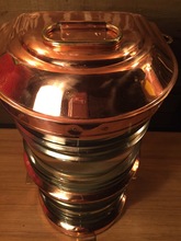 Bakır Çift Katlı Fener