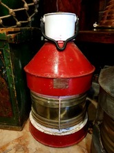 Vintage Galvaniz İ Gazlı Fener